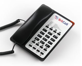 B2-1008 Beige / Black - Hotel Phone